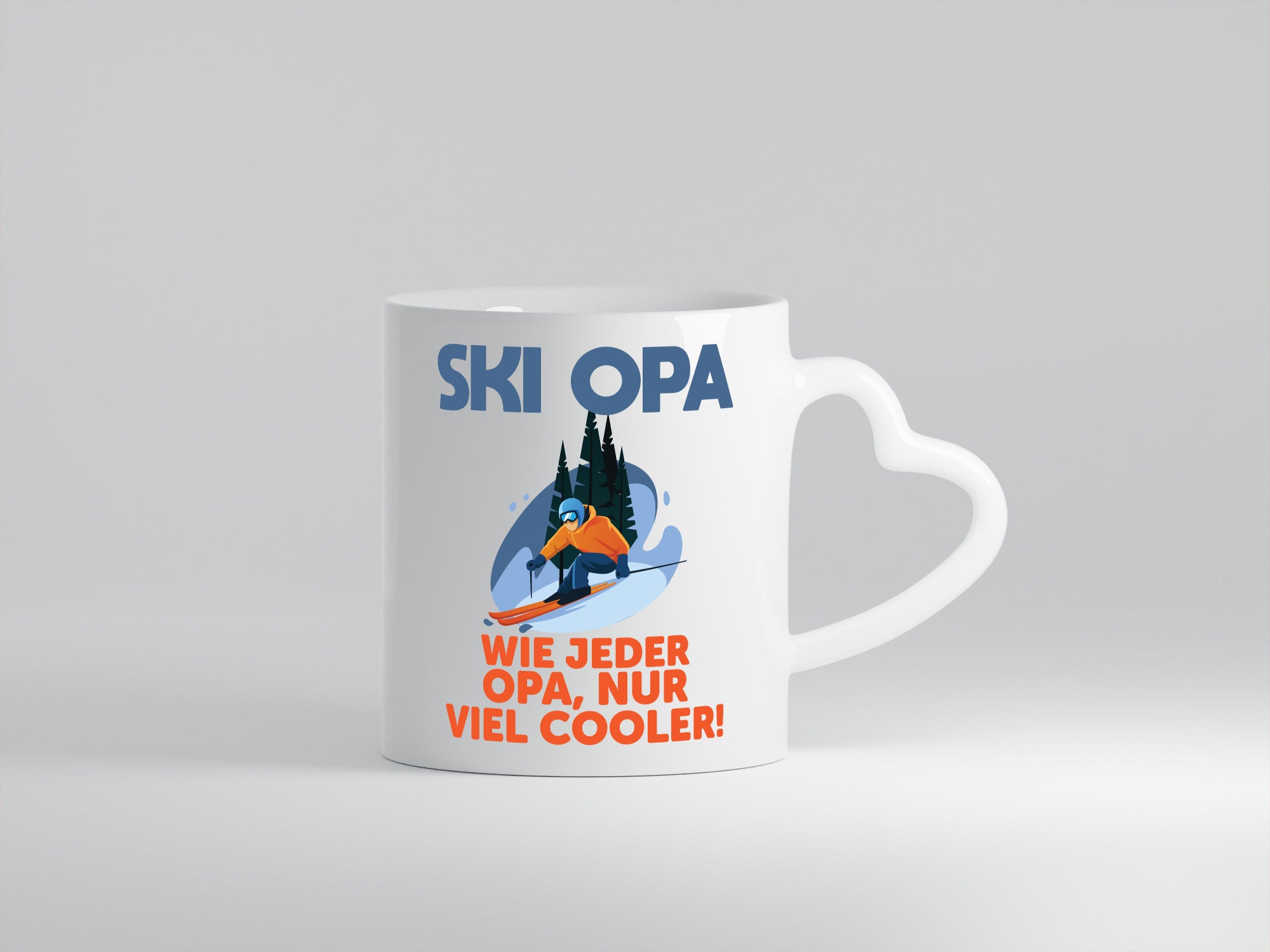 Ski Opa, normal, nur cooler | Skifahrer Bäume Schnee Geschenkidee Familie Humor