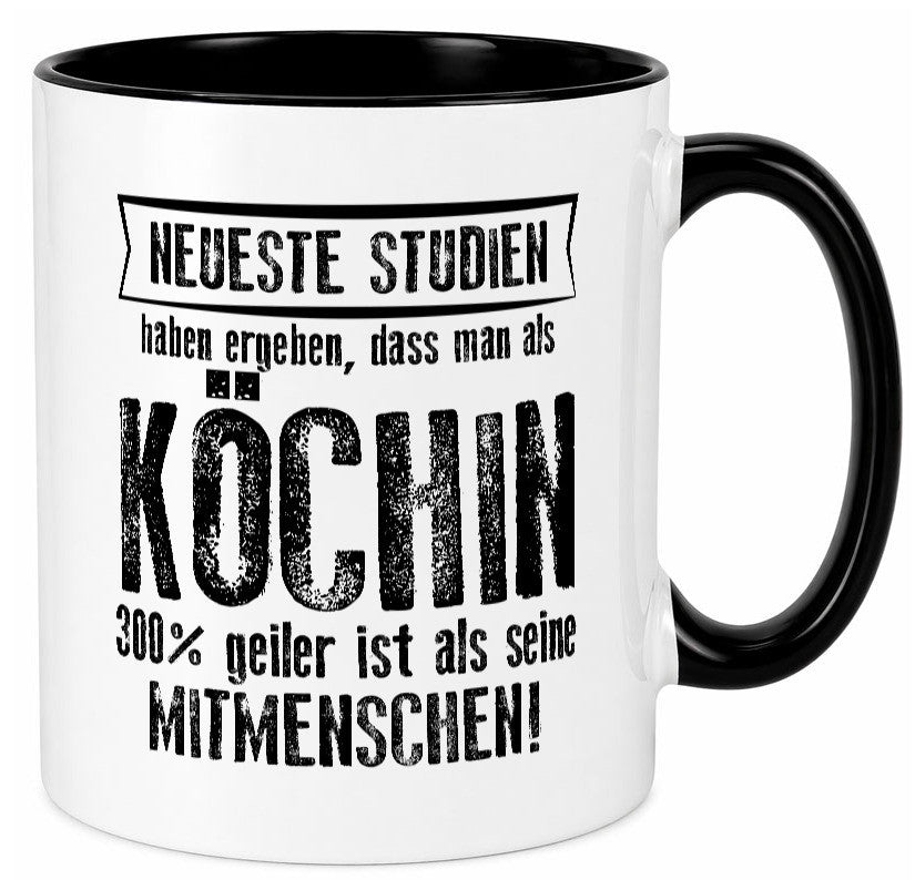 Neuste Studien: Köchin | Chefköchin Chefkoch Geschenk Arbeit Kollegen Büro Tasse