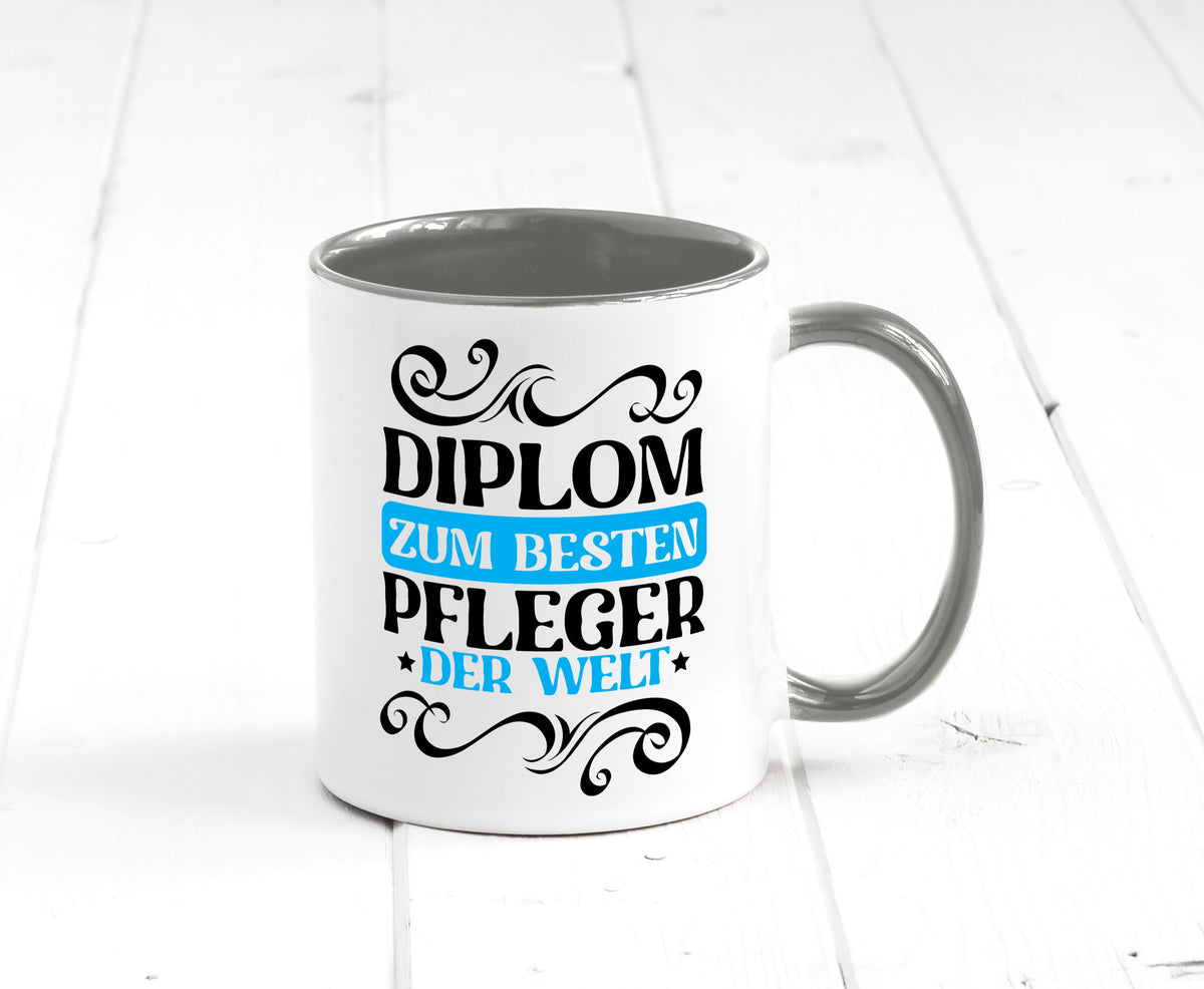 Bester Pfleger der Welt | Altenpfleger Pflegekraft lustig Humor Geschenkidee Tasse