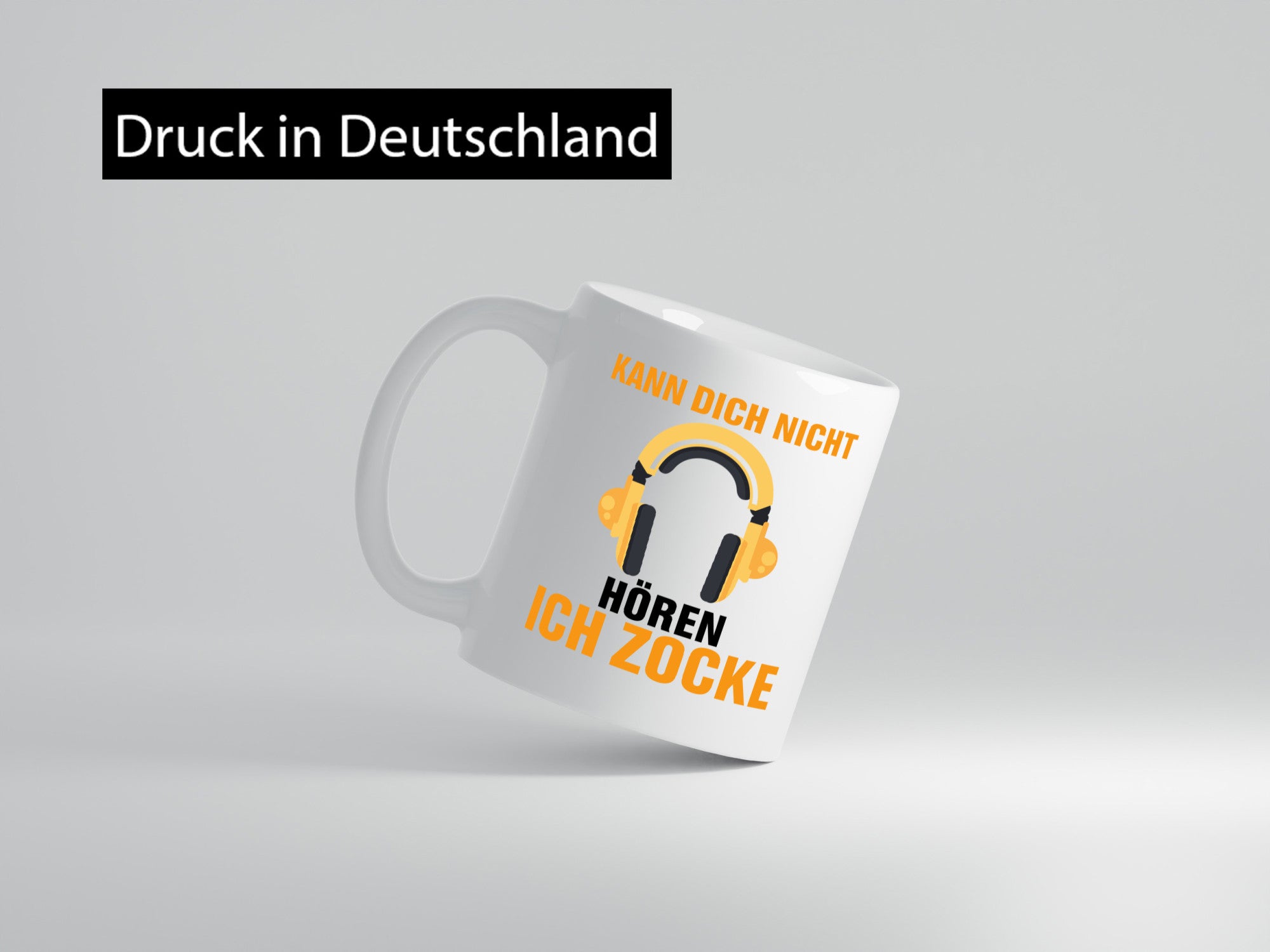 Kann dich nicht hören | Zocker Gamer Kopfhörer Nerd Humor Geschenkidee Tasse