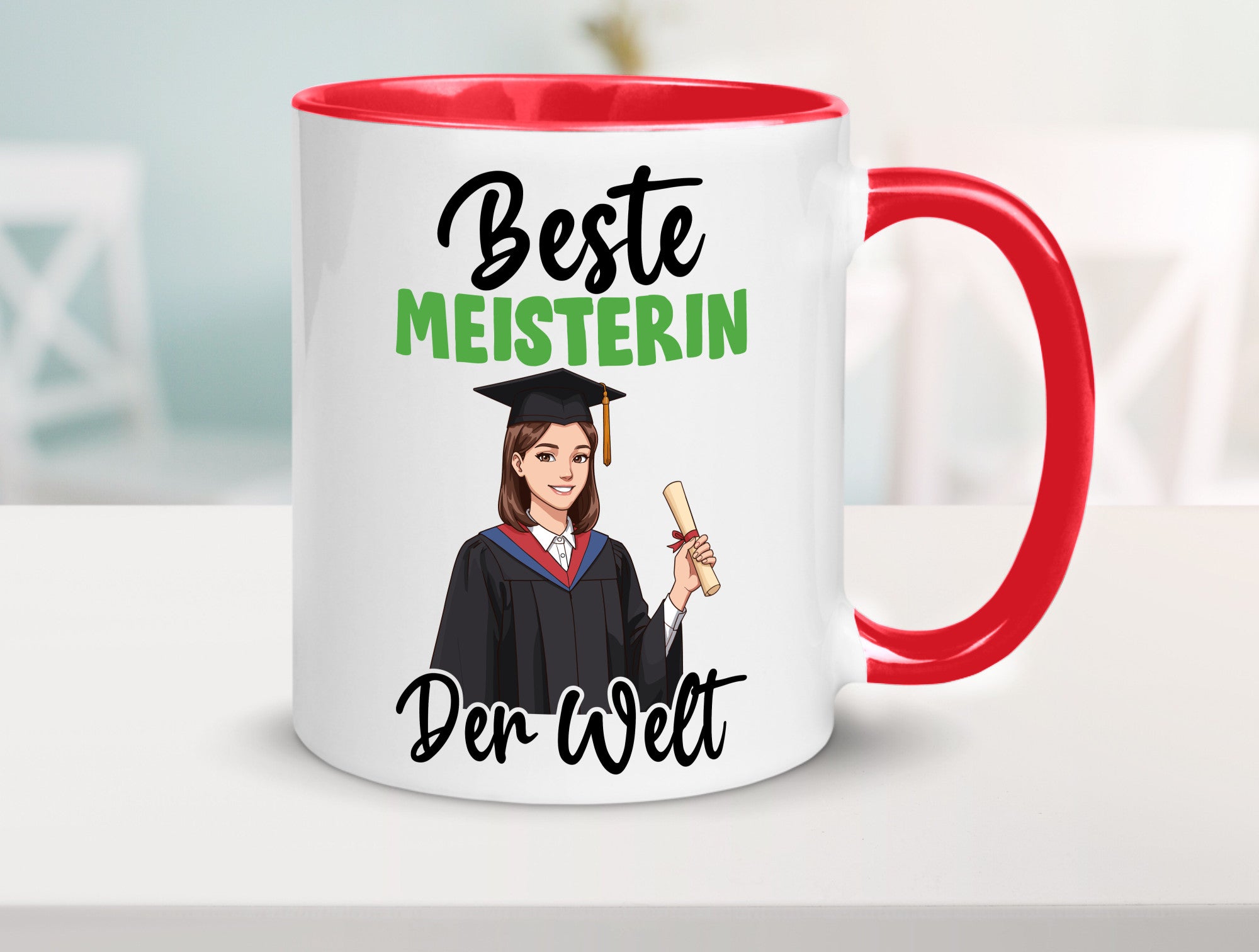 Beste Meisterin | Meisterbrief v2 Geschenk Humor Geschenkidee lustiger Spruch