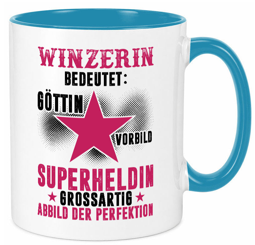 Bedeutung von Winzerin | Weinbauer Wein lustiger Spruch Geschenk Humor
