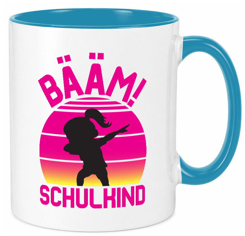 Bääm Schulkind | Einschuldung Schulanfang Geschenkidee Humor Tasse