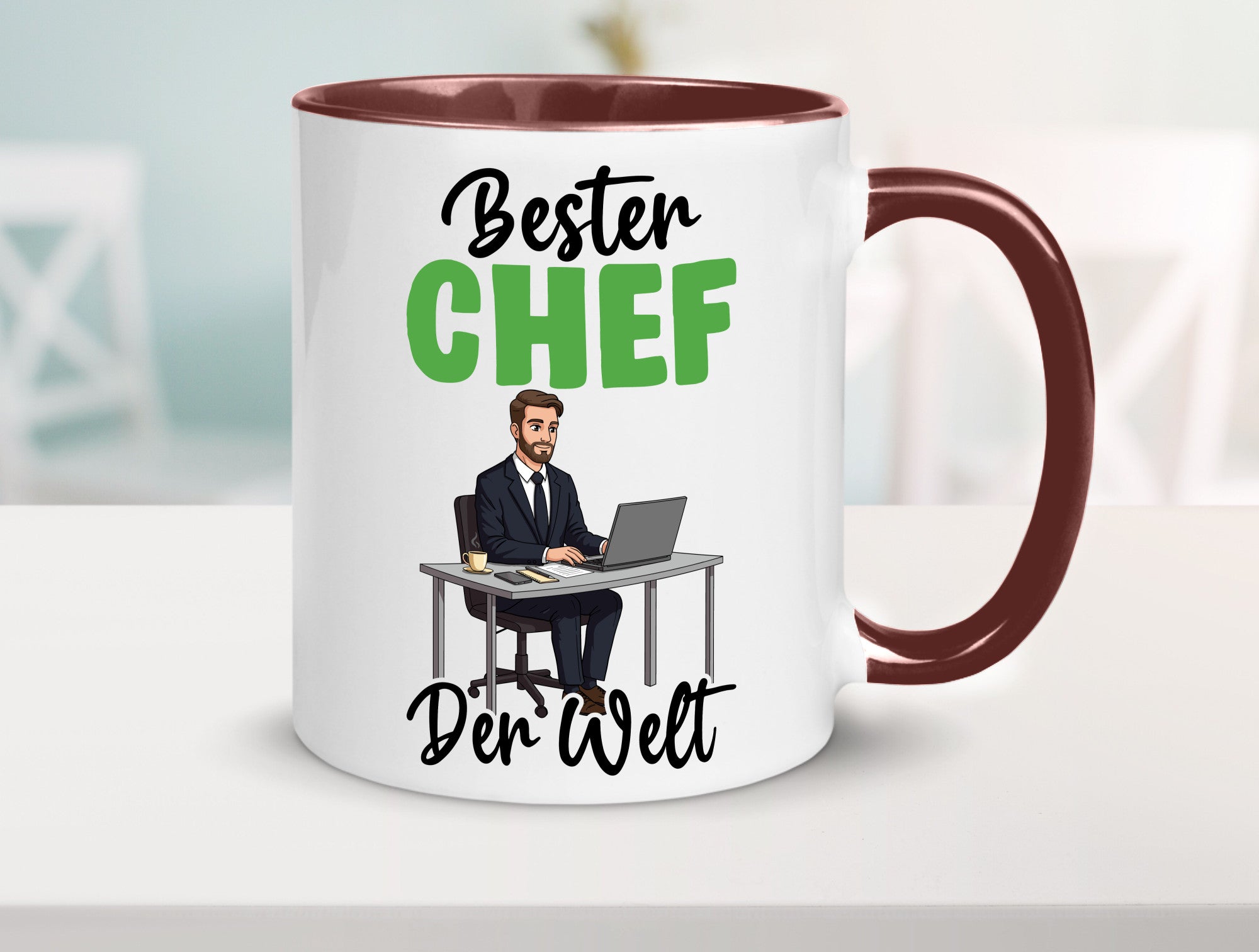 Bester Chef | Führungskraft Vorgesetzter v2 Humor Arbeit Kollegen Büro