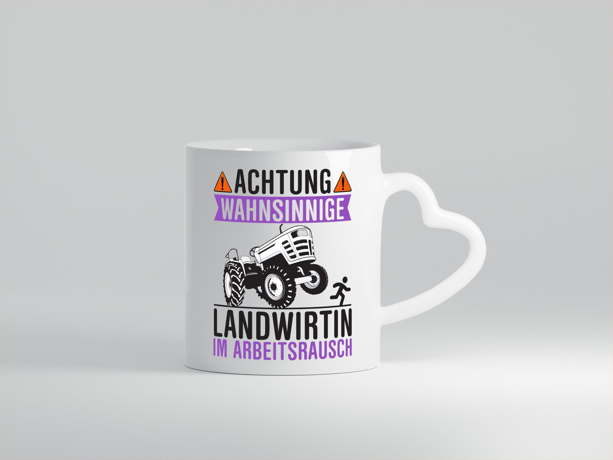 Landwirtin im Arbeitsrausch | Bauer Achtung! lustiger Spruch Geschenk Arbeit