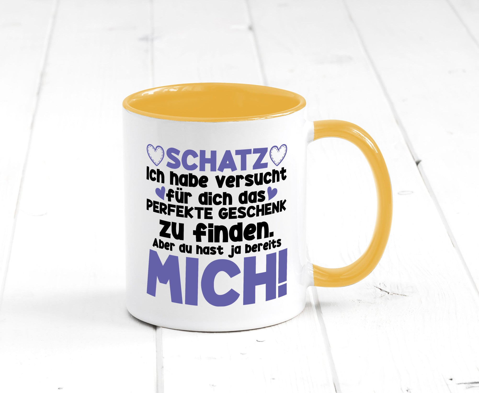 Schatz | Liebe Valentinstag Freund Freundin Herz Geschenkidee Humor Tasse