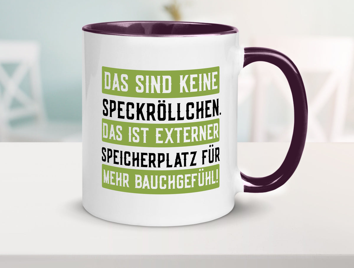 Keine Speckröllchen | Softwareentwickler PC Körperfülle Geschenkidee Humor Tasse