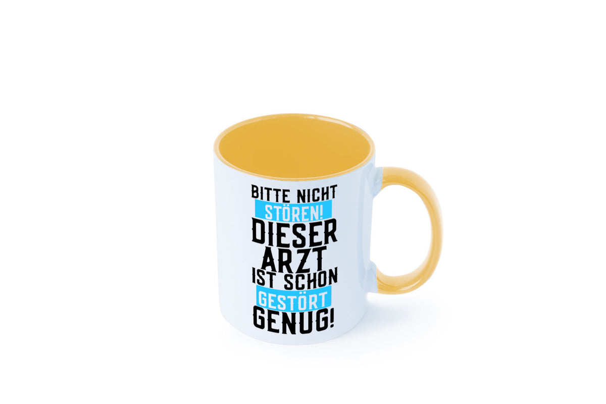Bitte nicht stören | gestörter Arzt Sarkasmus Klinik Geschenkidee Humor Tasse
