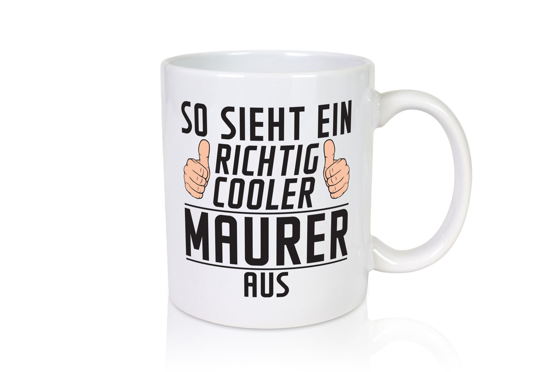 Richtig Cooler Maurer | Bau Handwerker Geschenk Humor Geschenkidee lustiger