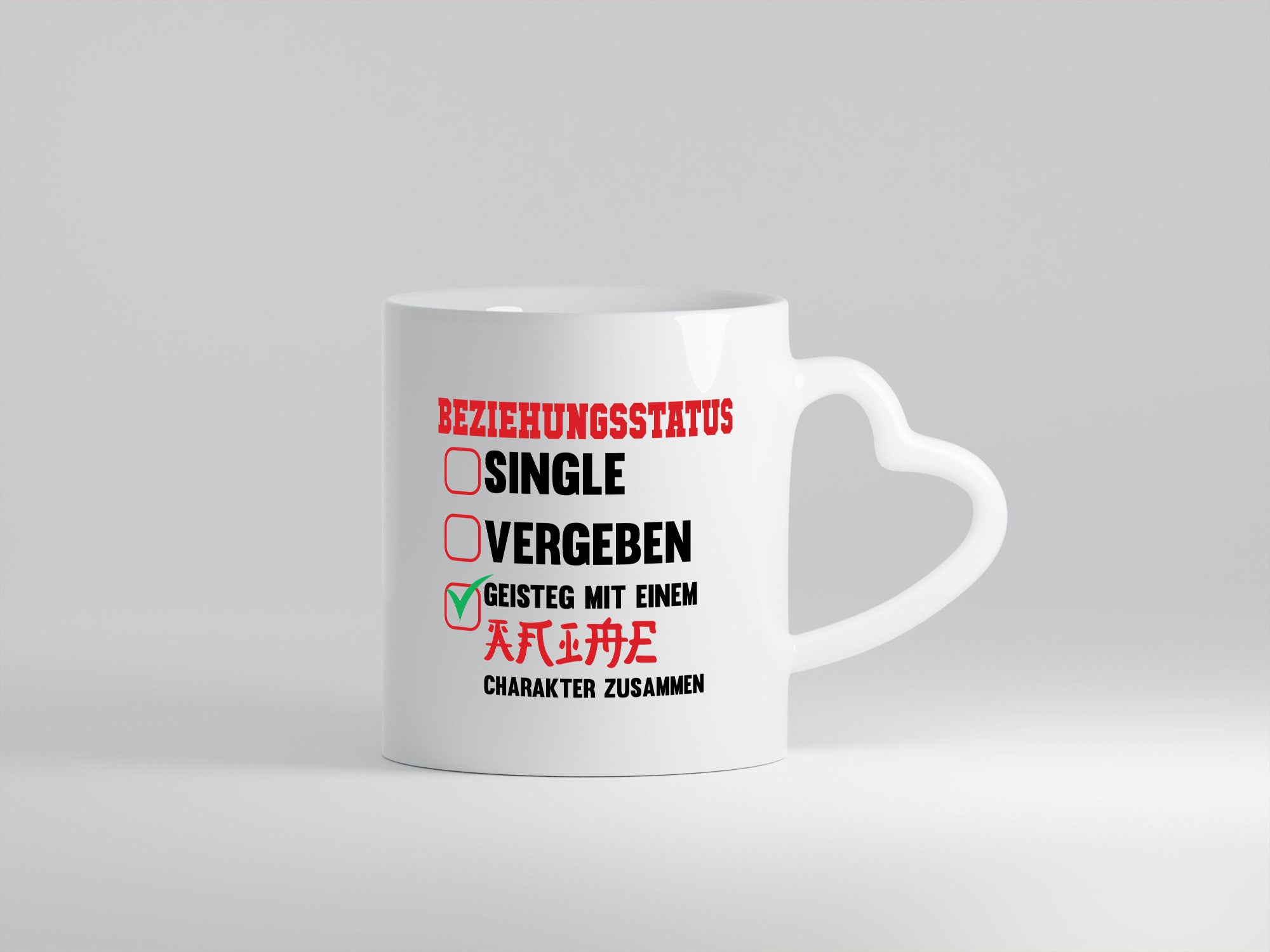 Beziehungsstatus | Single Vergeben Geistig mit einem lustiger Spruch Geschenk