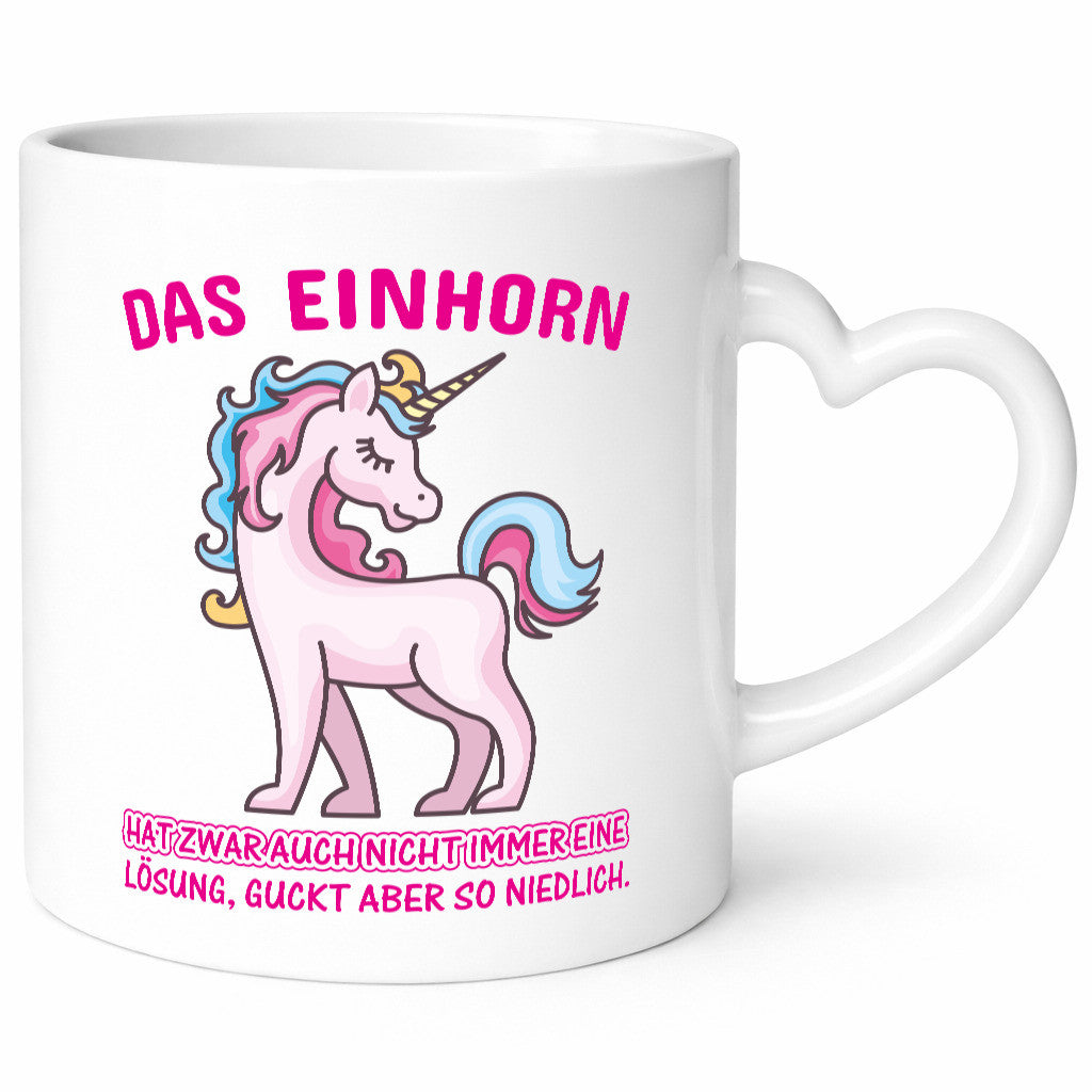 Niedliches Einhorn | lustige Tasse Frauen Mädchen lustiger Spruch Geschenk