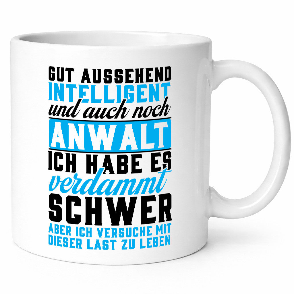 Gut aussehender Anwalt | Gericht Geschenkidee Humor Tasse