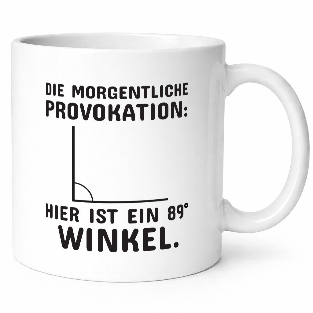 Morgentliche Provokation | Morgenmuffel Tasse Humor lustiger Spruch Geschenk