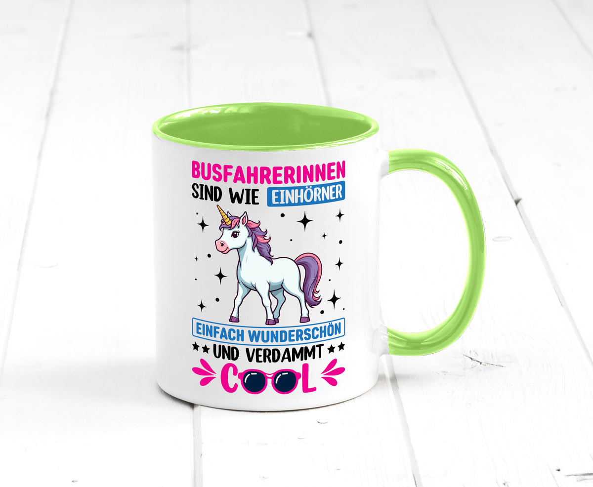 Bussfahrerinen sind wie einhorner | Einhorn Bussfahrerin Geschenkidee Humor Tasse