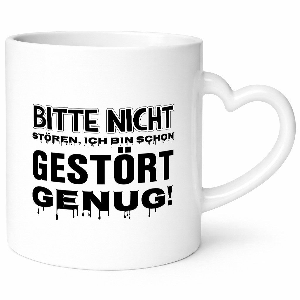 Ich bin schon gestört lustiger Spruch Geschenk Humor Geschenkidee Tasse