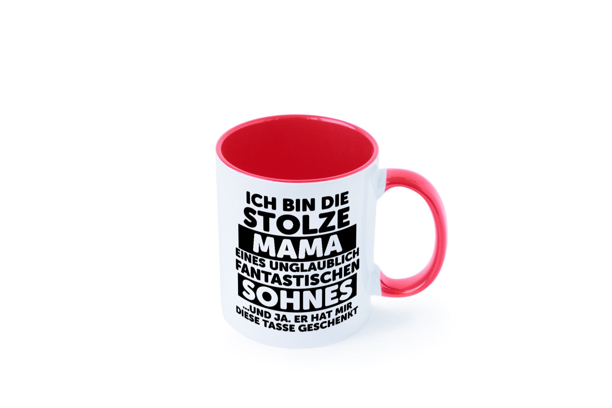 Stolze Mama | Fantastischer Sohn Beste Humor Familie Geschenkidee Tasse