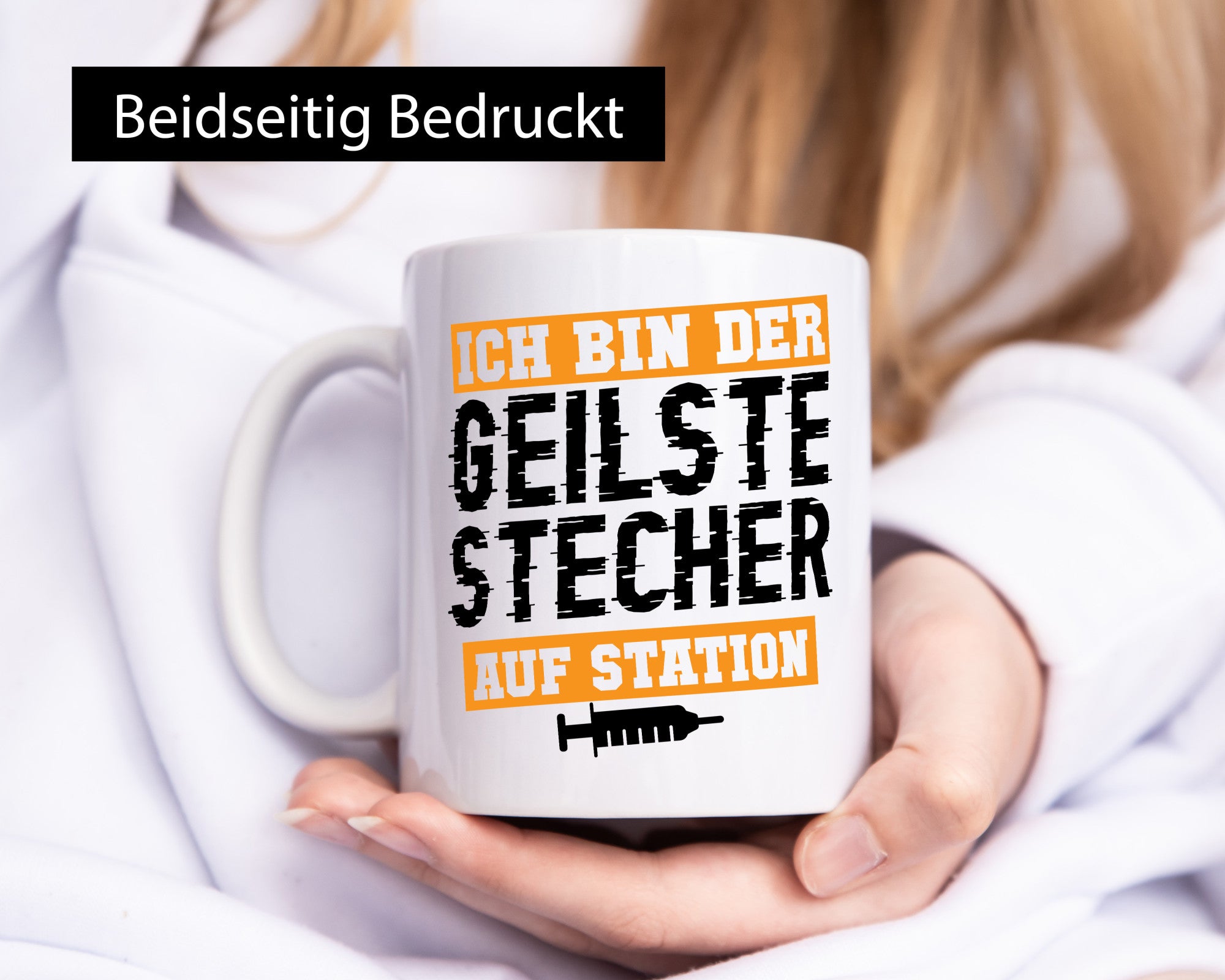 Ich bin der Geilste Stecher auf Station | Krankenhaus Geschenkidee Humor Tasse