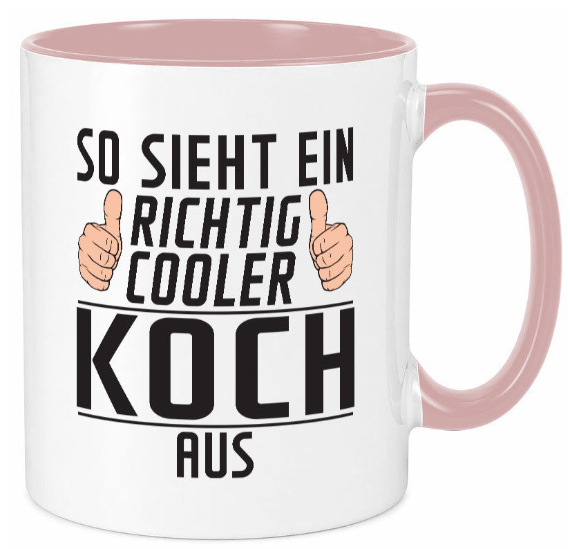 Richtig Cooler Koch | Chefkoch Humor Arbeit Kollegen Büro Geschenkidee Tasse