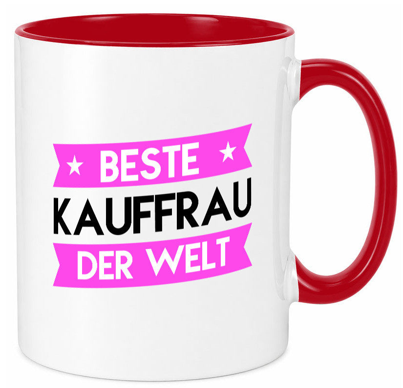 Beste Kauffrau | Kauffrauen Geschenkidee Humor Tasse