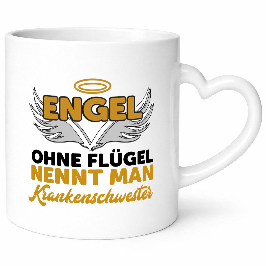 Engel ohne Flügel | Krankenschwester Tasse Pflegerin Geschenkidee Humor