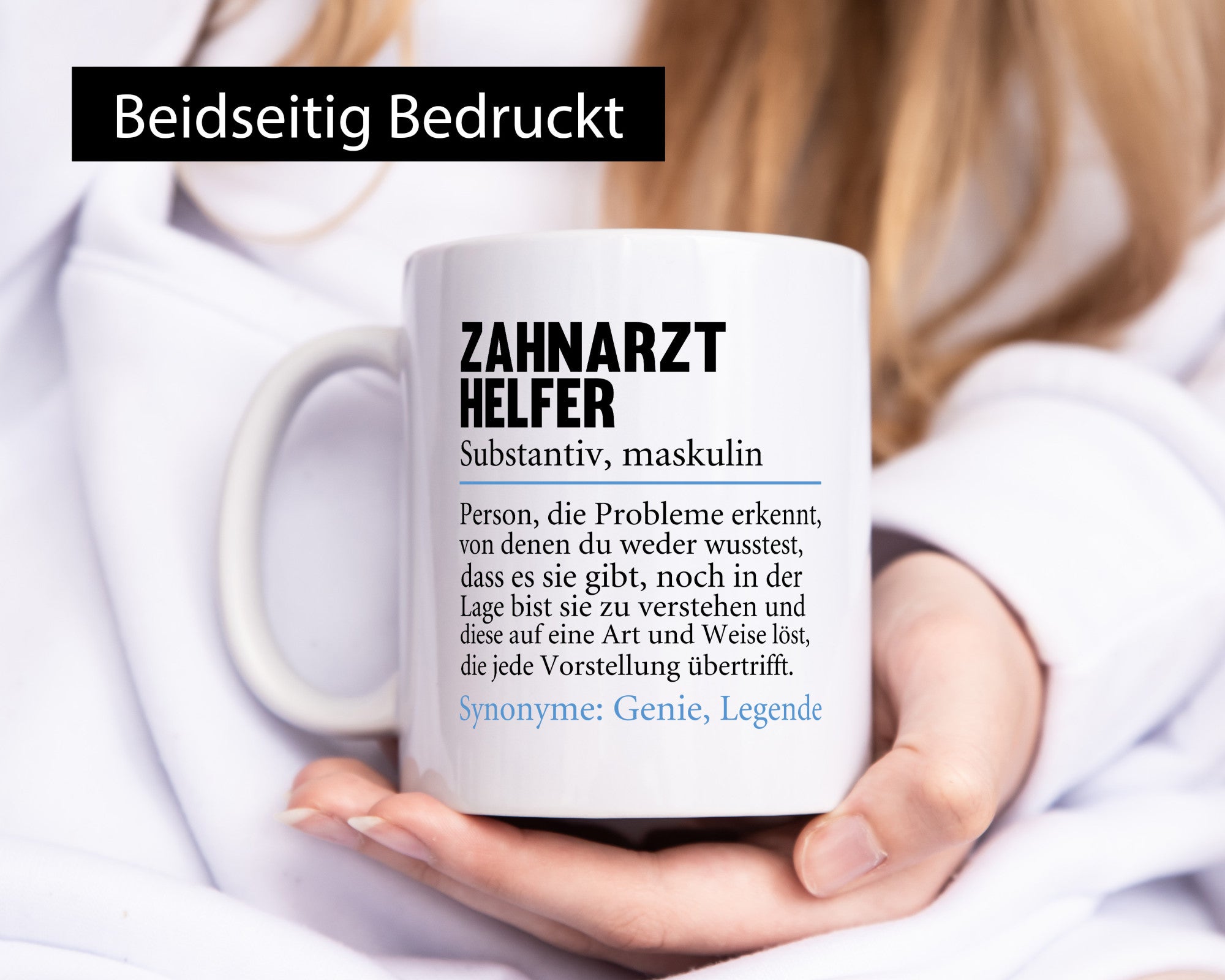 Zahnarzthelfer | Spruch Humor Zahnmedizin Geschenkidee Tasse