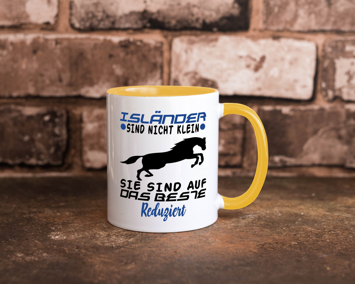 Isländer sind nicht klein | Auf das beste reduziert Geschenk Humor Geschenkidee Tasse