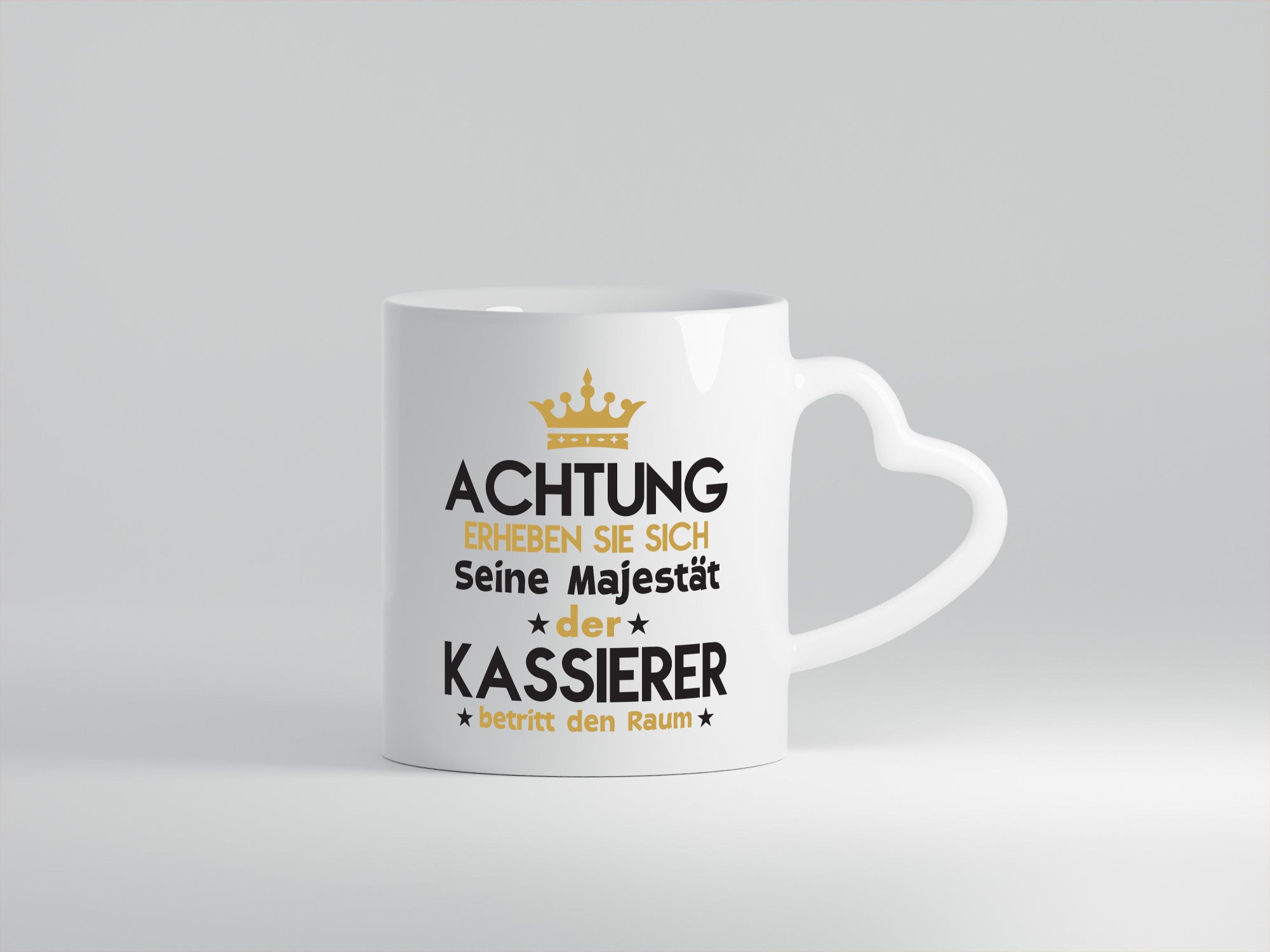 Seine Majestät Kassierer lustig Humor Geschenkidee Geschenk Tasse