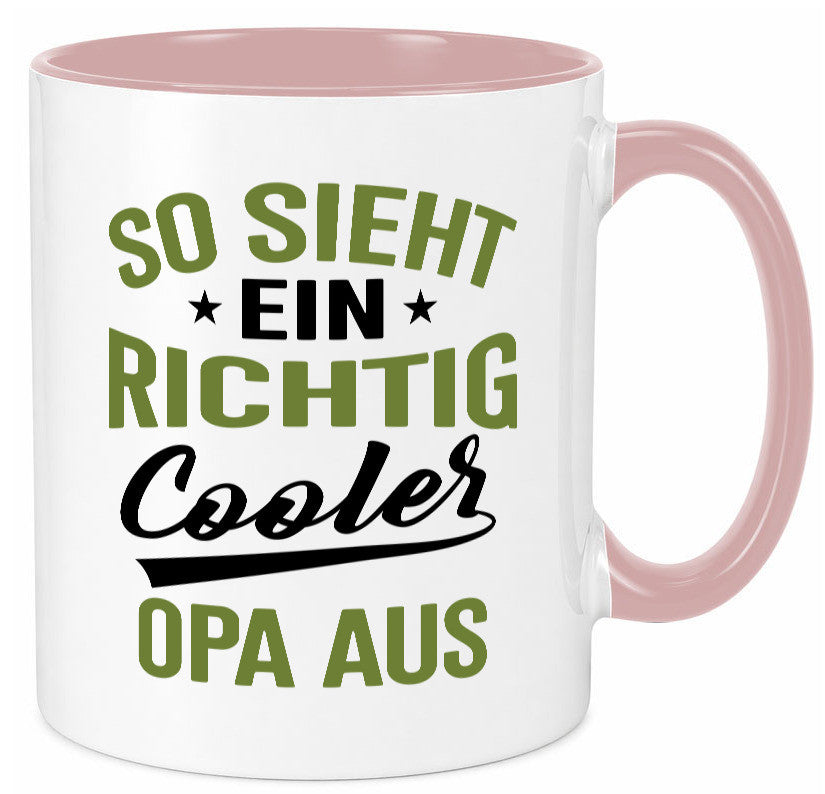 So sieht ein richtig Cooler Opa aus | Großvater Geschenkidee Familie Humor Tasse