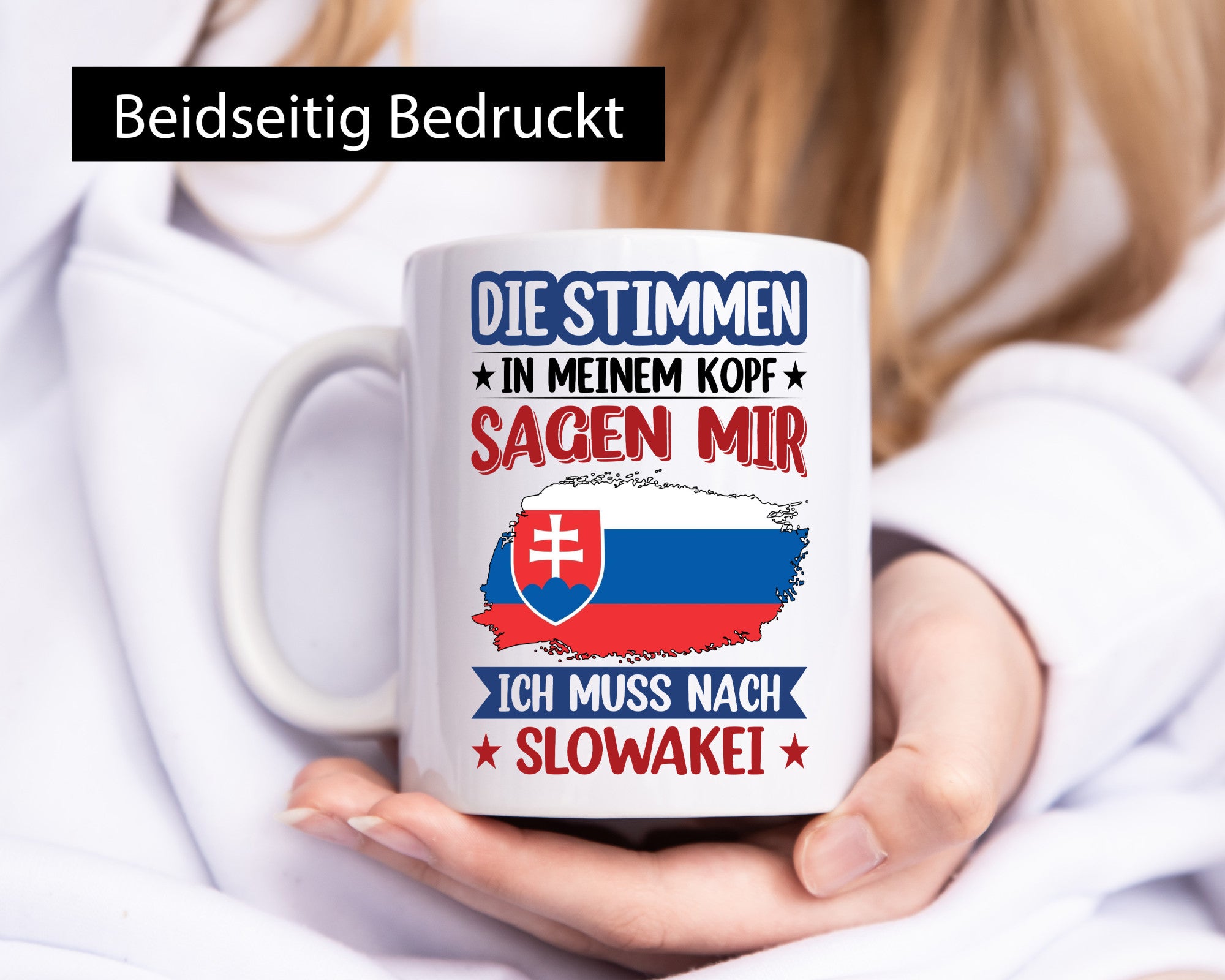 Slowakei | Urlaub Stimmen in meinem Kopf Traumland v2 lustiger Spruch Geschenk
