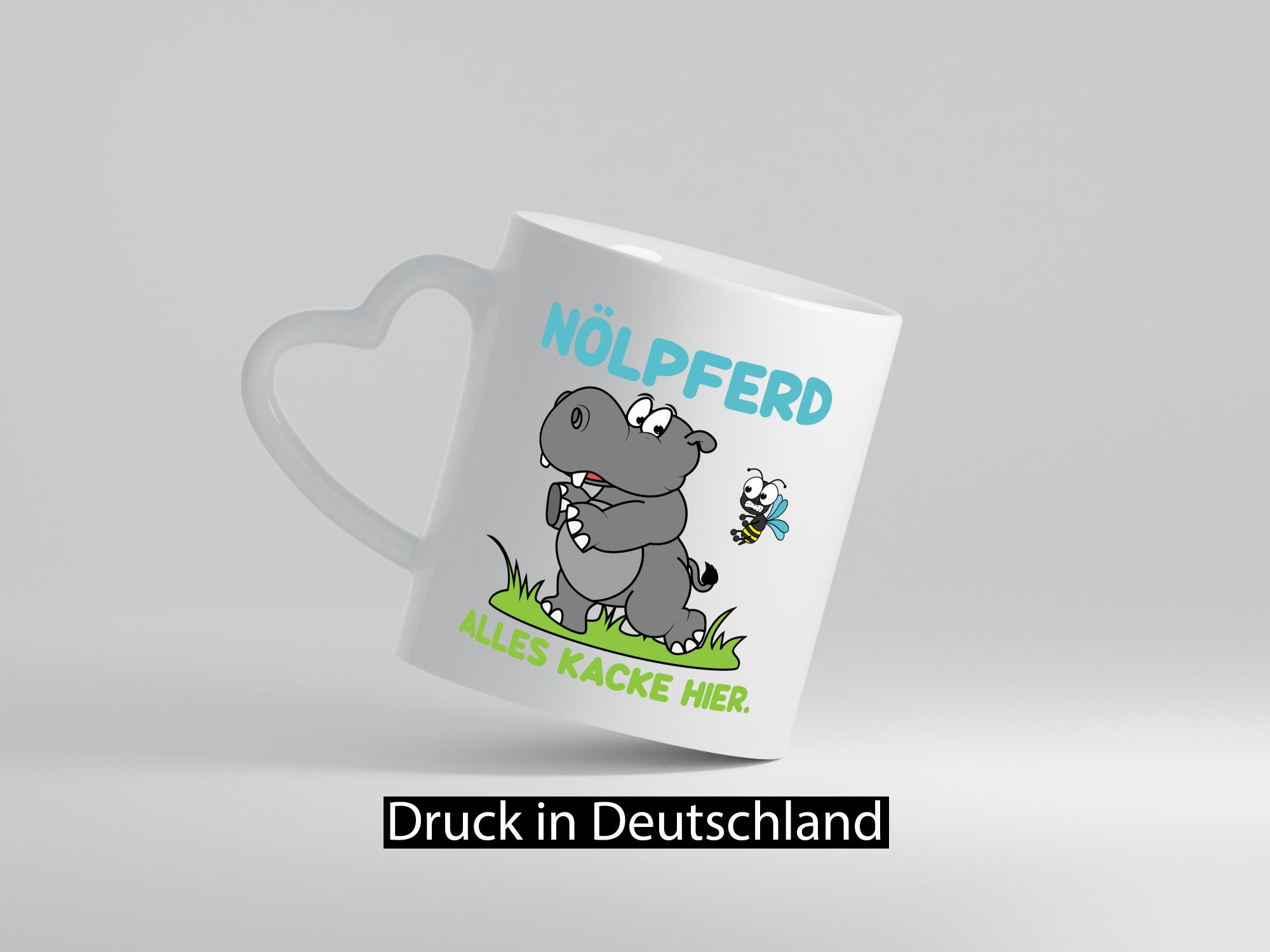 Nöppferd alles Kacke hier | Nielpfer Biene Geschenk Humor Geschenkidee lustiger