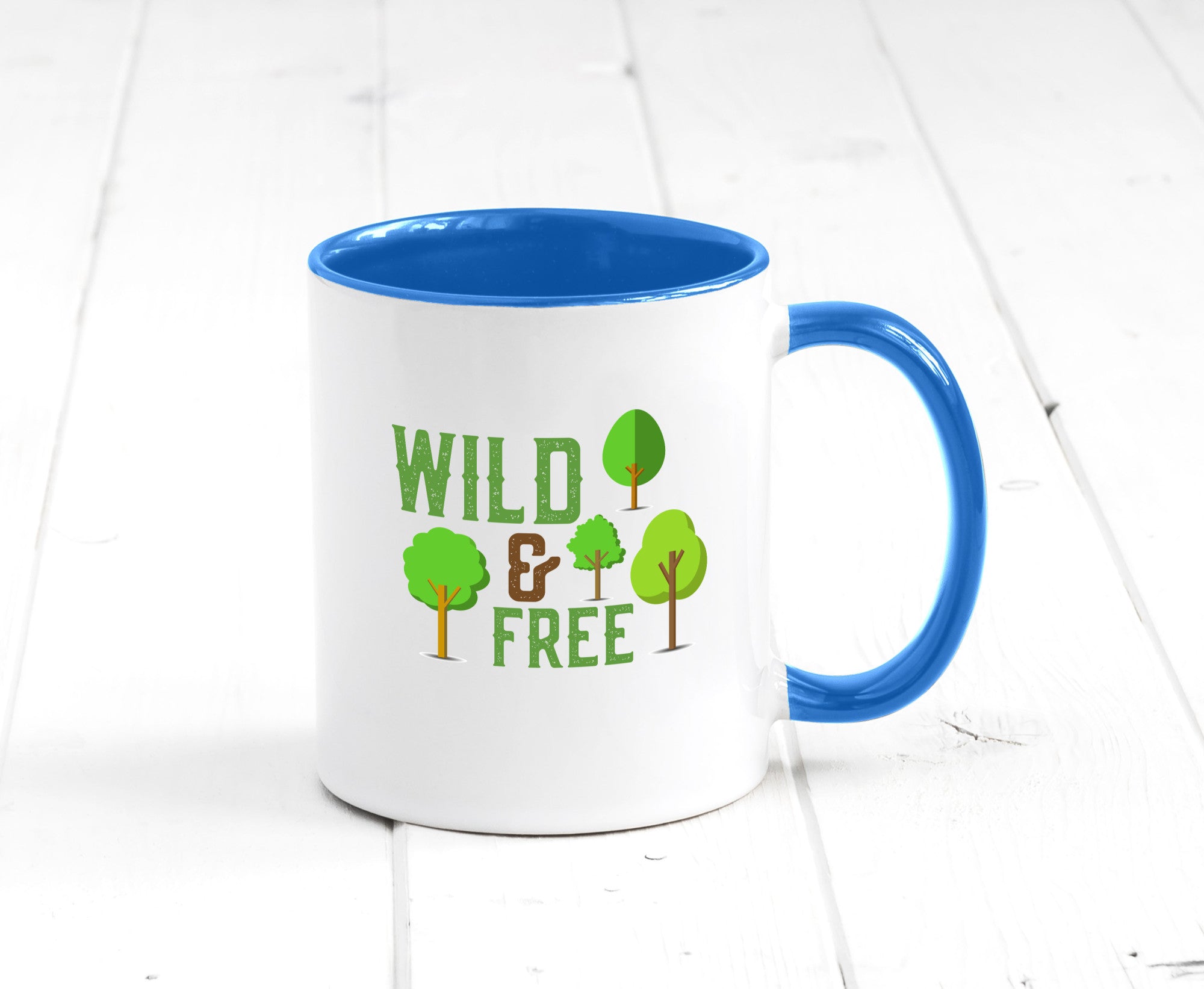 Wild and free | Freiheit Camper Hobbycamper Geschenkidee Humor Tasse