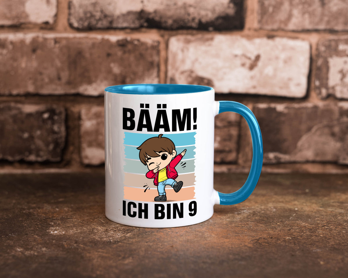 9. Geburtstag | Ich bin 9 Jahre Bäääm Dabbing Kind lustig Geschenkidee Geschenk Tasse
