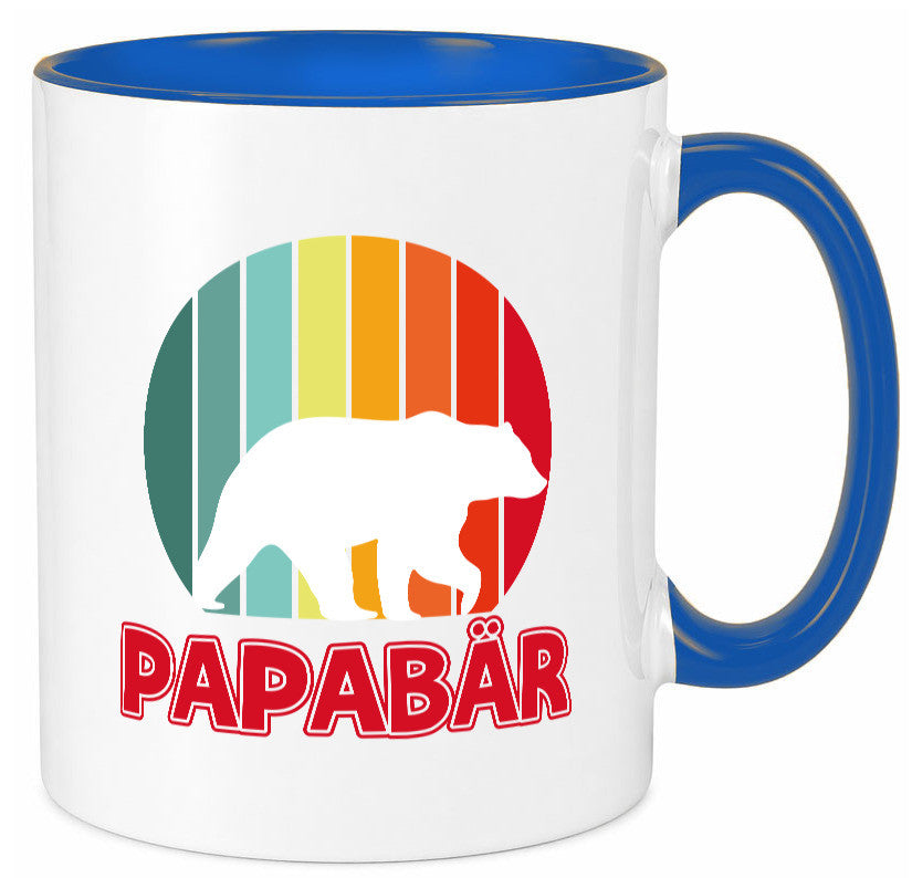 Papabär | Papa Tasse Vater Vatertag Bär lustiger Spruch Geschenk Familie