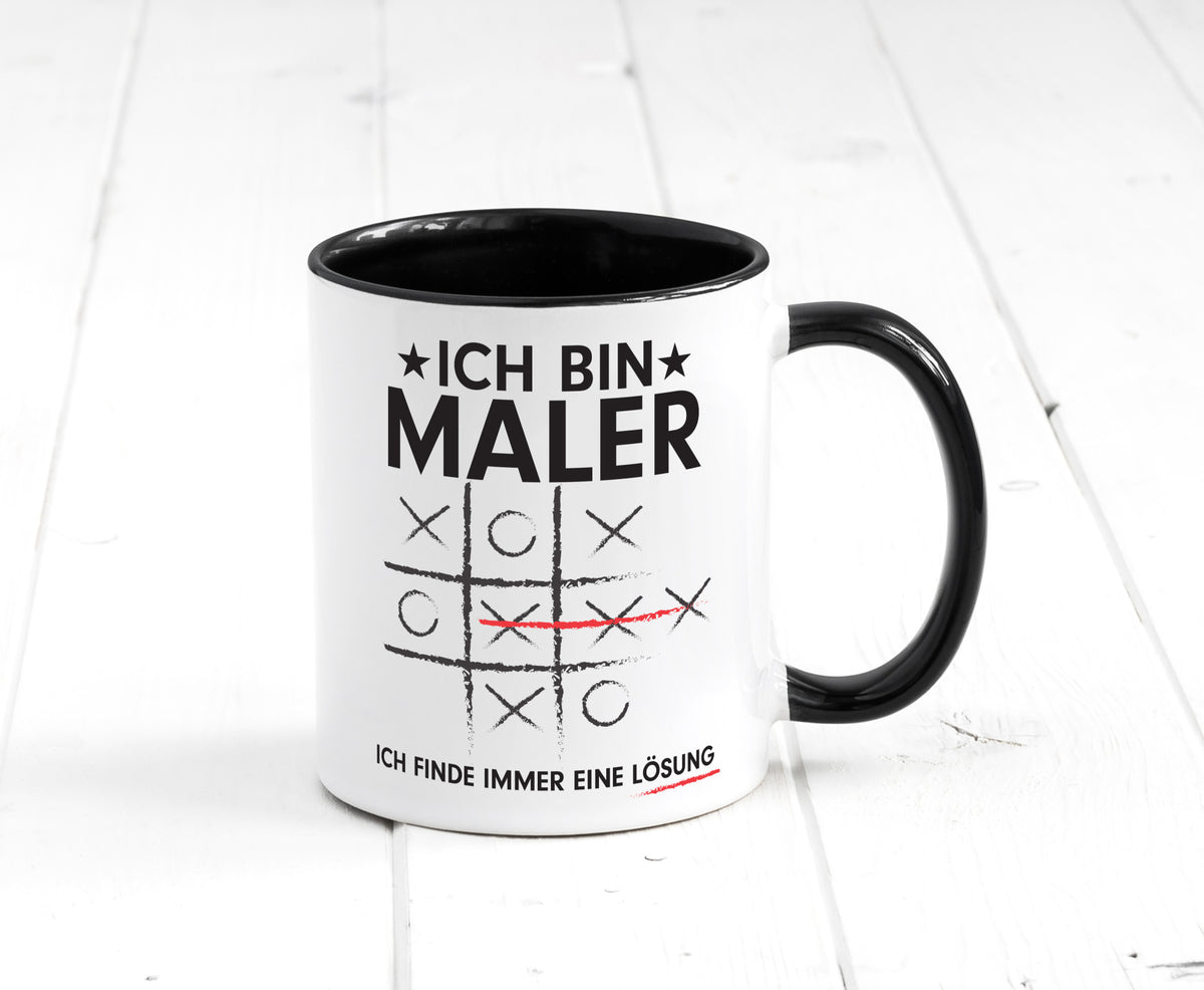 Löse Probleme: Maler | Malerei Geschenkidee Humor Tasse