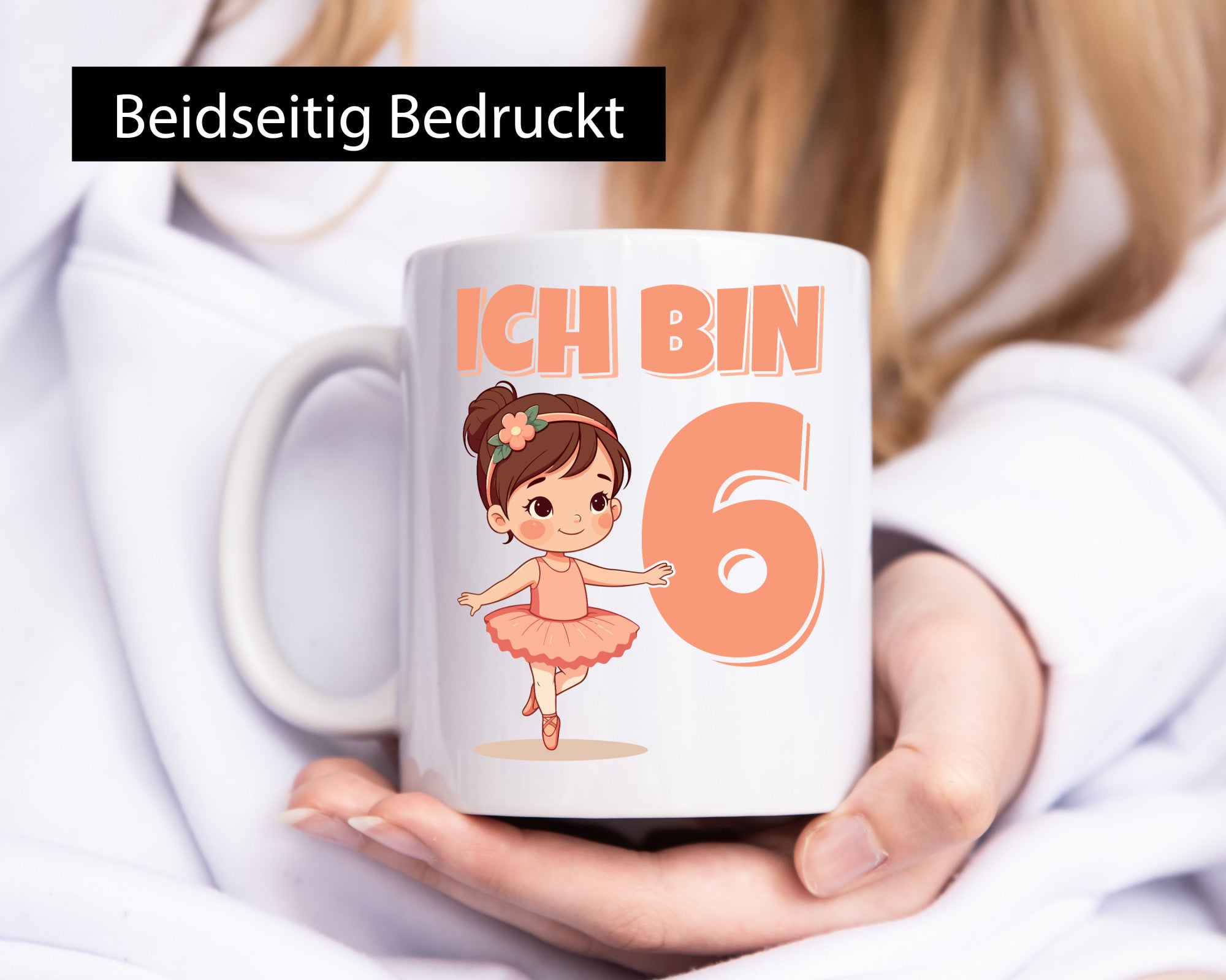 6 Geburtstag | Jahre Ballerina Mädchen Ballet lustig Geschenkidee Geschenk Tasse
