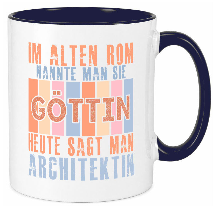 Heute sagt man: Architektin | Architektur Büro lustiger Spruch Geschenk Arbeit Tasse