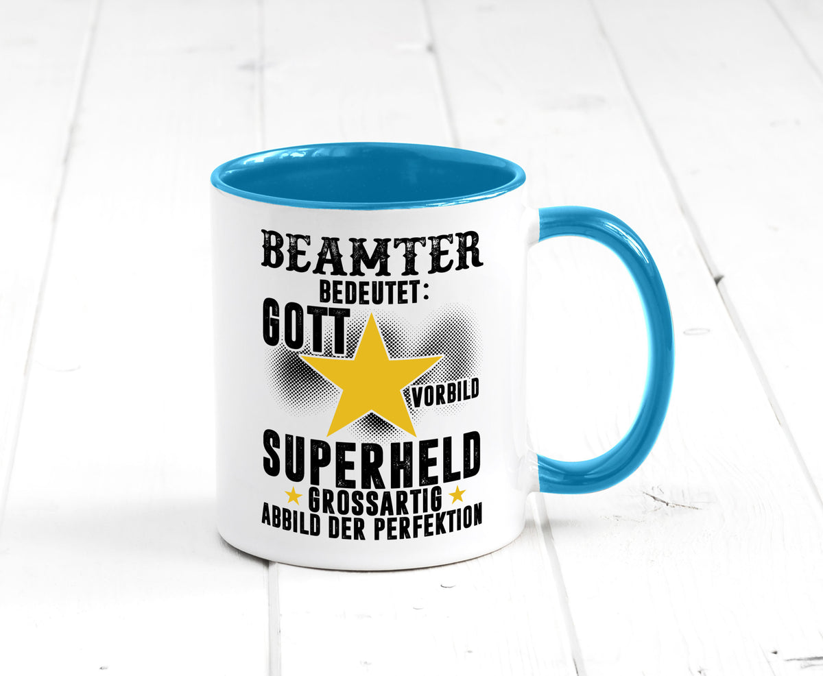 Bedeutung von Beamter | Verbeamtung öffentlicher Dienst Humor Geschenkidee Tasse