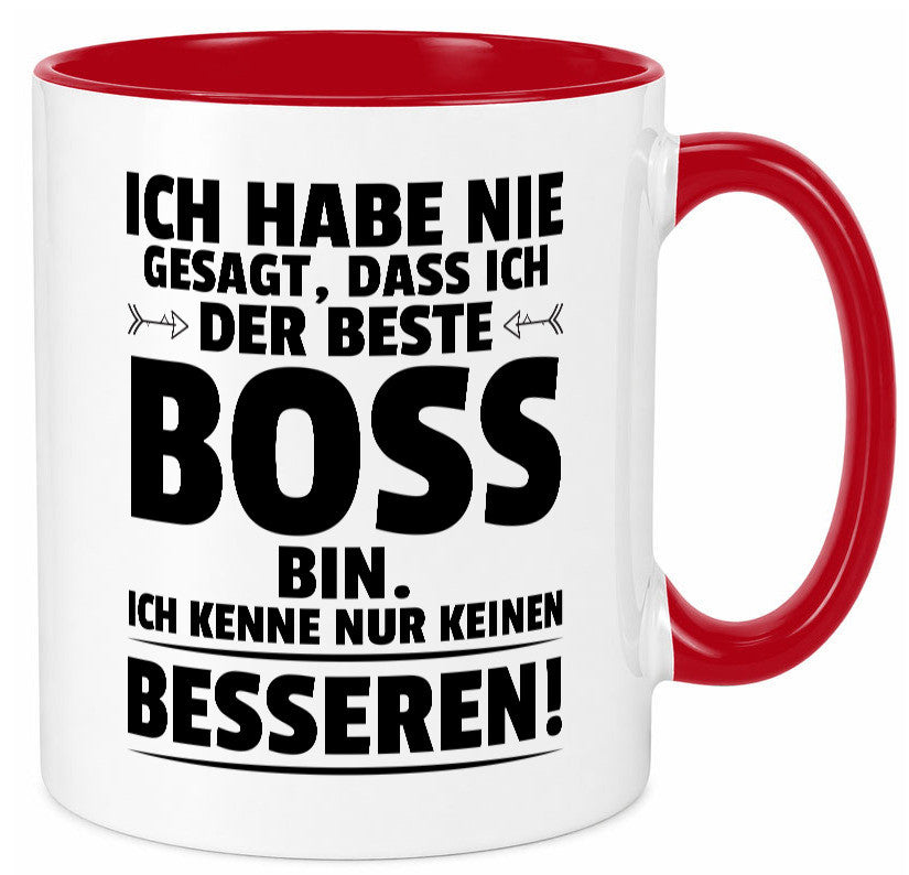 Der Beste Boss | Führungskraft Vorgesetzter lustiger Spruch Geschenk Humor Tasse