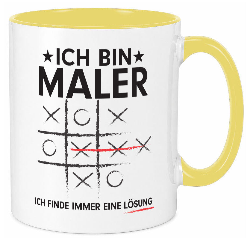 Löse Probleme: Maler | Malerei Geschenkidee Humor Tasse