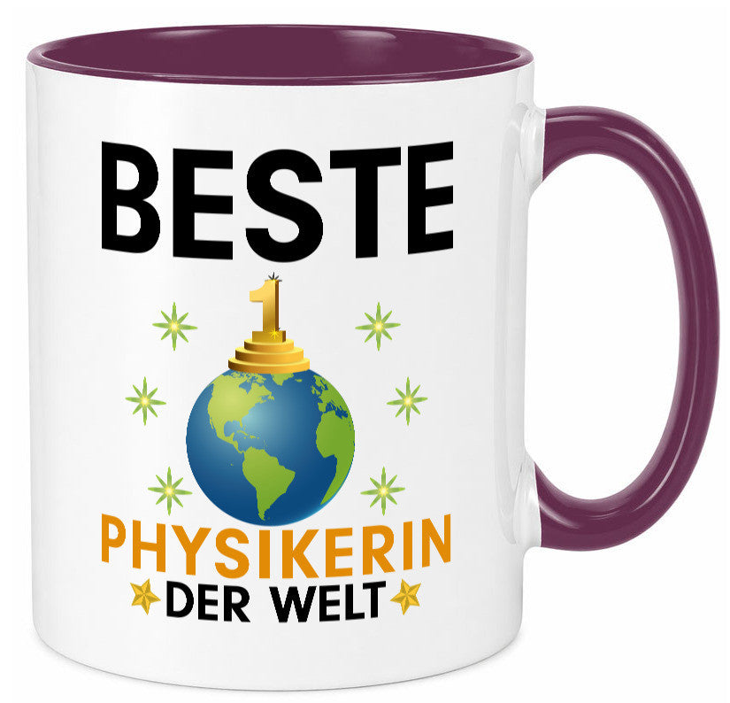 Welt Beste Physikerin | Physik lustiger Spruch Geschenk Humor Geschenkidee Tasse
