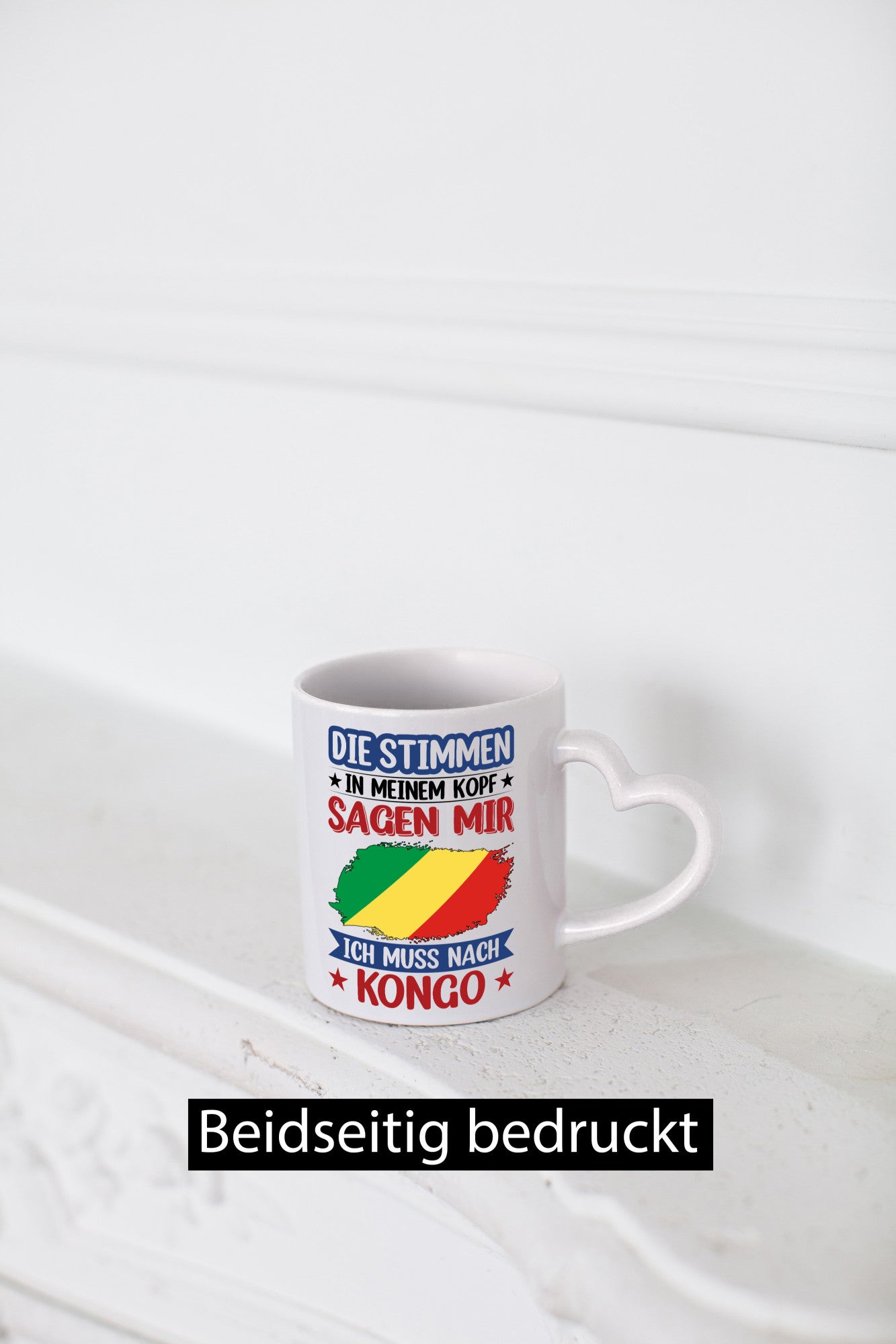 Kongo | Urlaub Stimmen in meinem Kopf Traumland Humor Geschenkidee Tasse