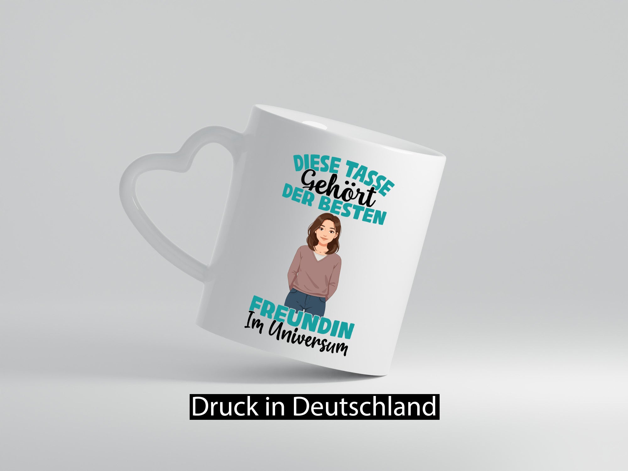 Im Universum: Freundin | Beziehung Partnerin Liebe Geschenk Humor Geschenkidee