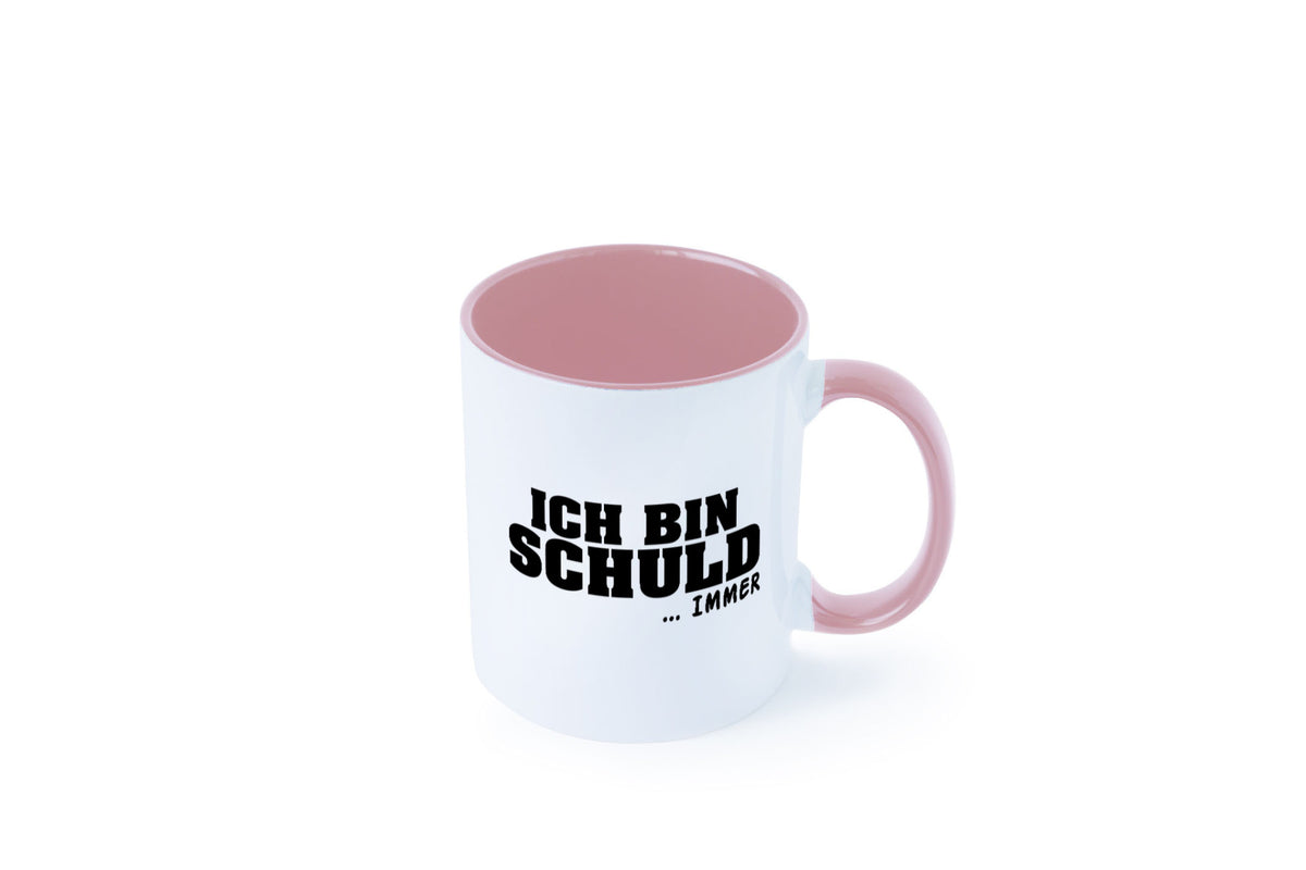 Ich bin Schuld | Schwarze Schaff lustig Humor Geschenkidee Geschenk Tasse