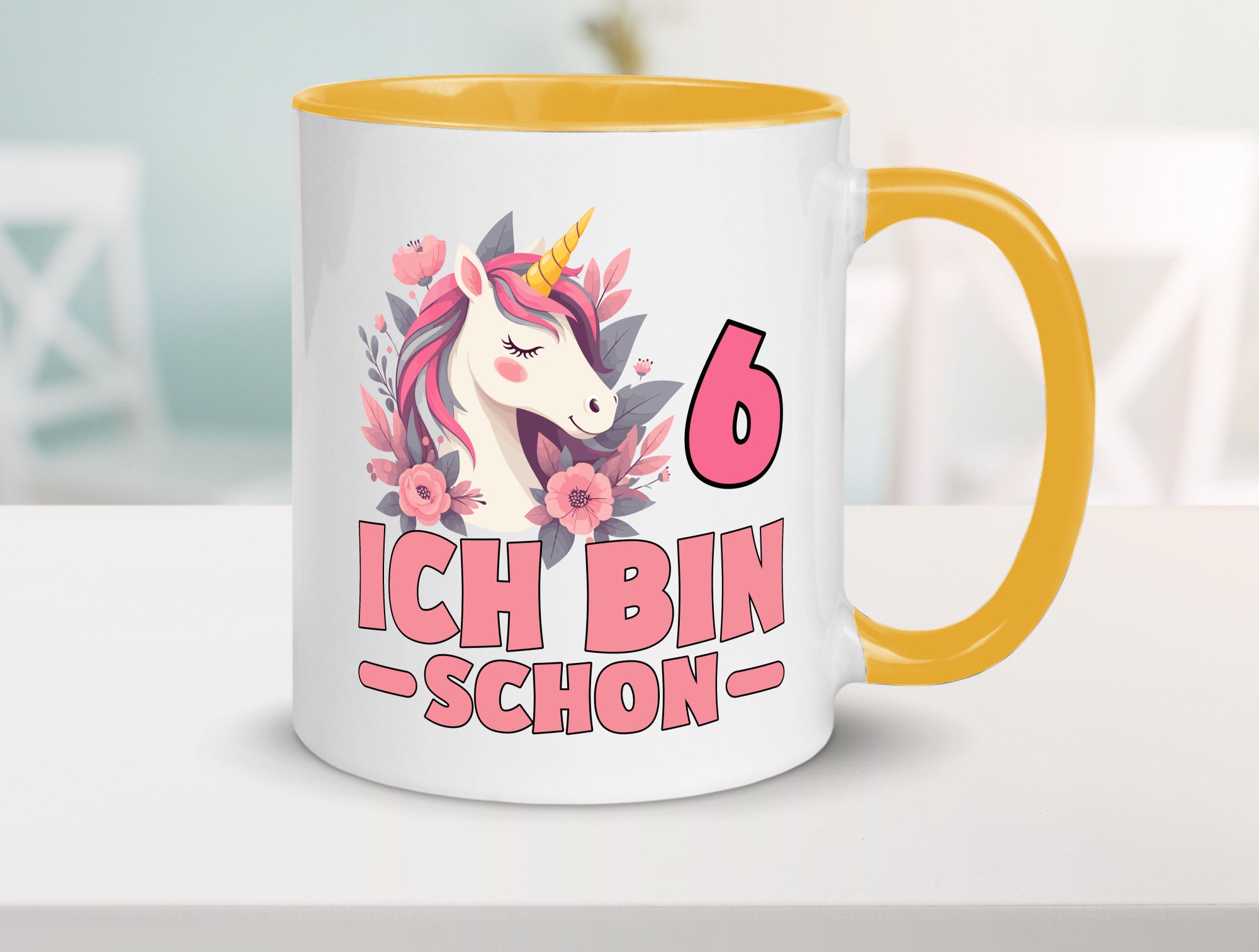 6. Geburtstag | 6 Jahre Einhorn bin schon Mädchen Geschenk Geschenkidee