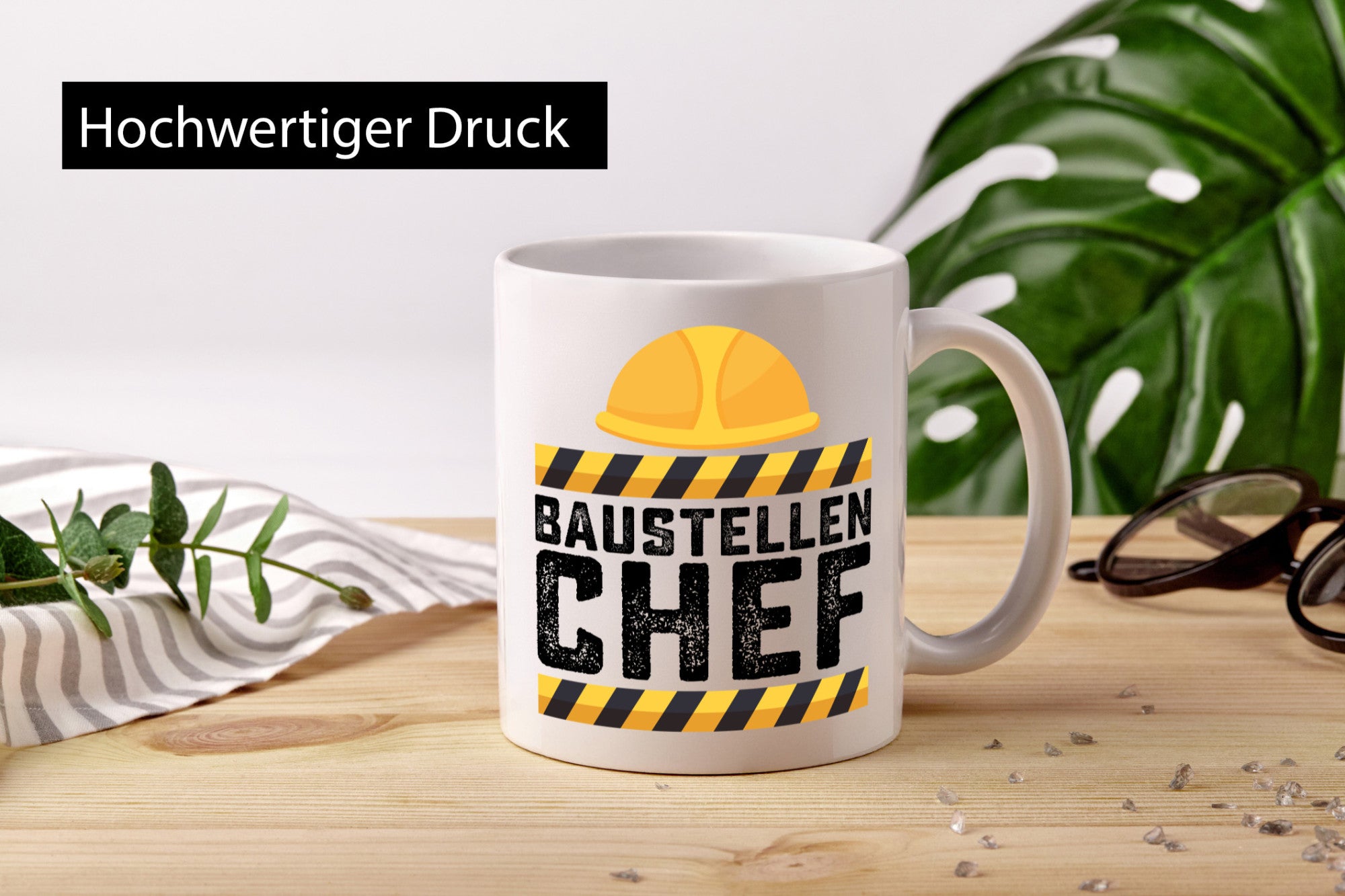 Baustellen Chef | Baustelle Bauherr Bauleiter Geschenkidee Arbeit Kollegen Büro