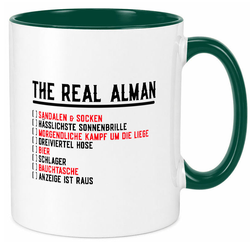 The Real Alman | Echte Deutsche Deutschland Stereotyp Geschenk Humor Tasse