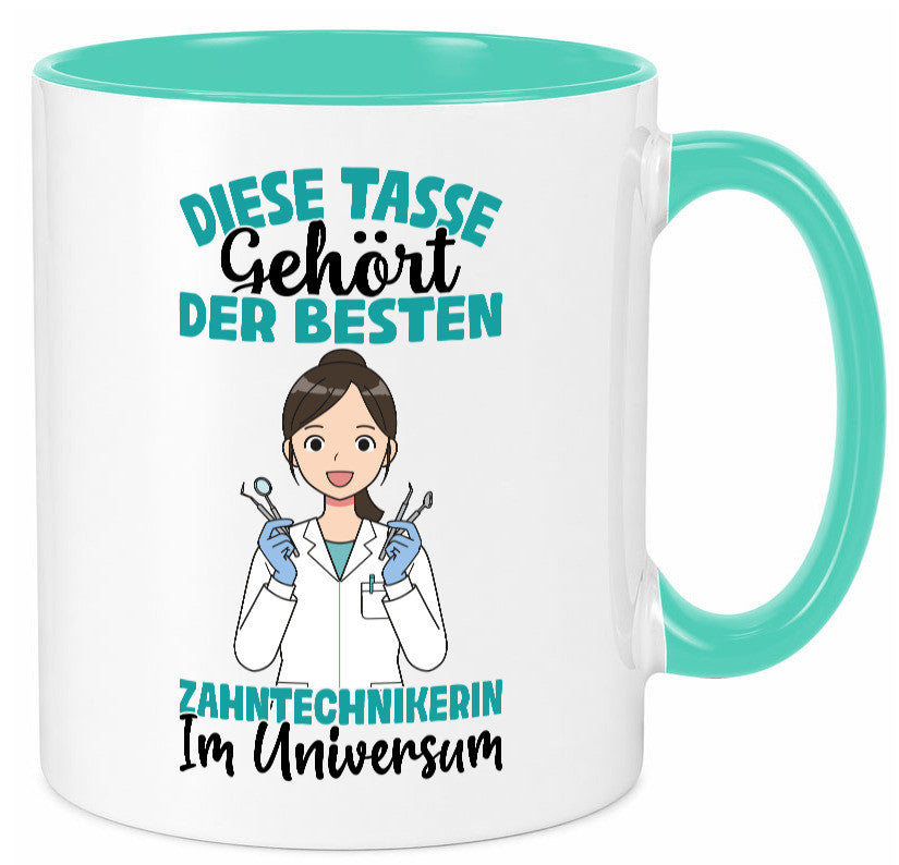 Im Universum: Zahntechnikerin | Zahnmedizin Humor Geschenkidee Tasse