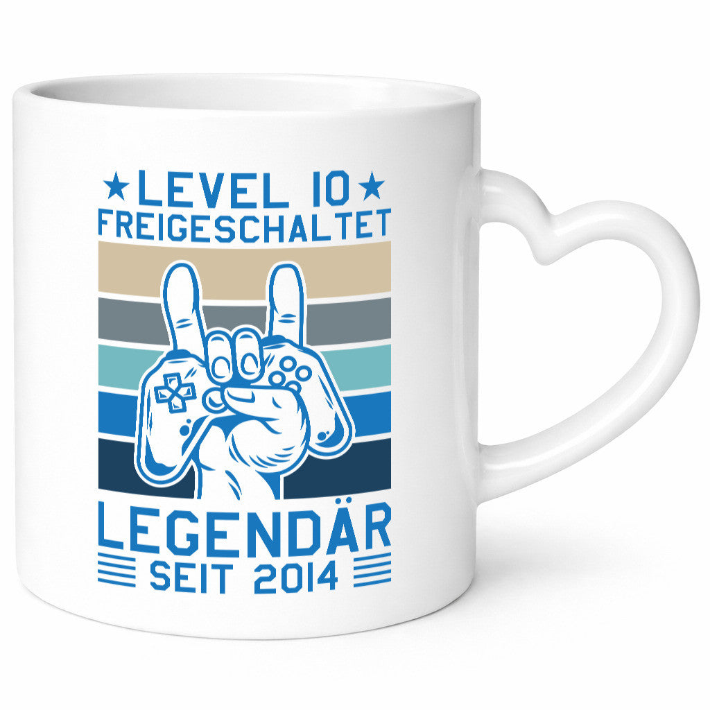Level 10 freigeschaltet, legendär seit 2014 | Controller Geschenkidee Humor