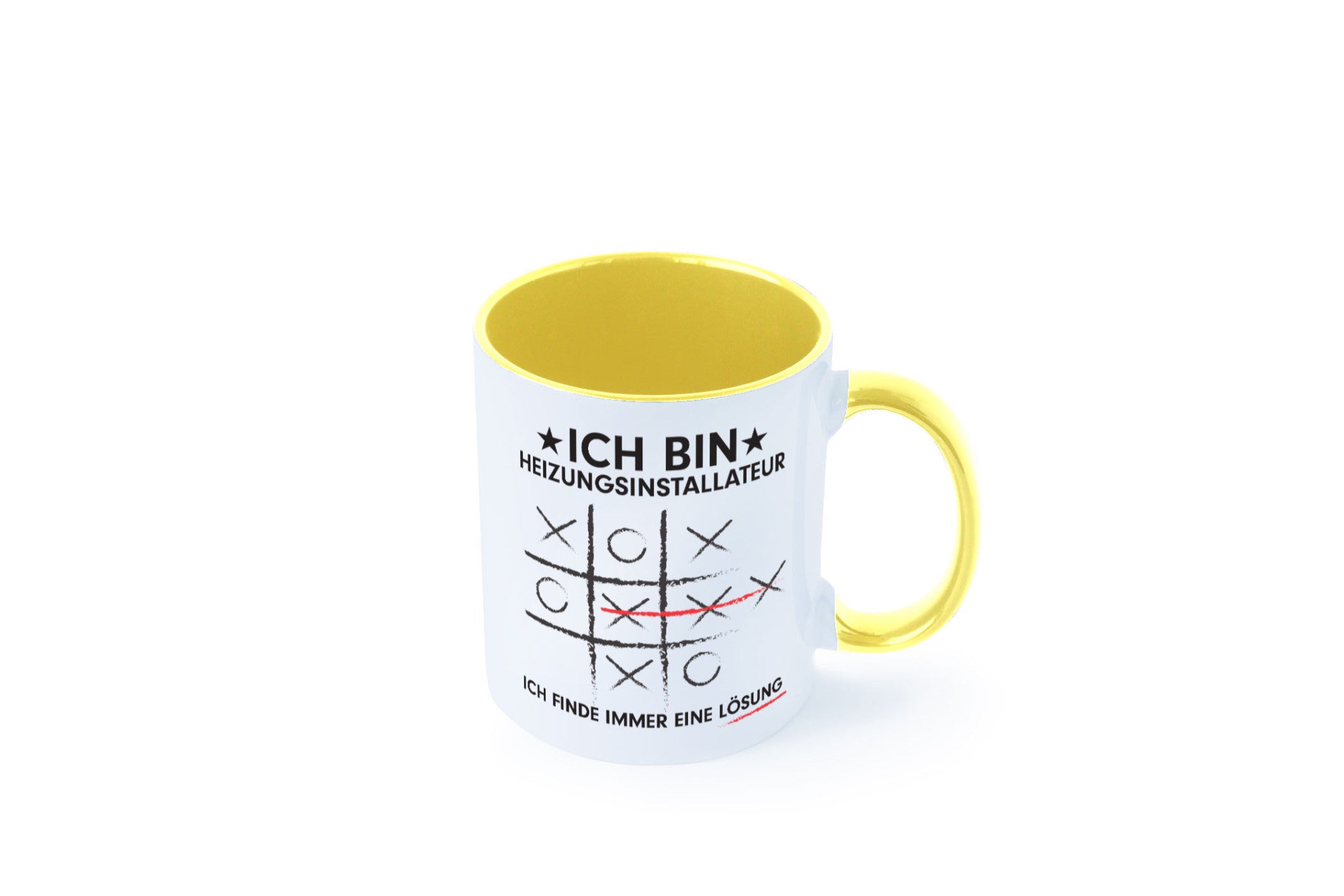 Löse Probleme: Heizungsinstallateur | Heizungsbauer Humor Geschenkidee Tasse