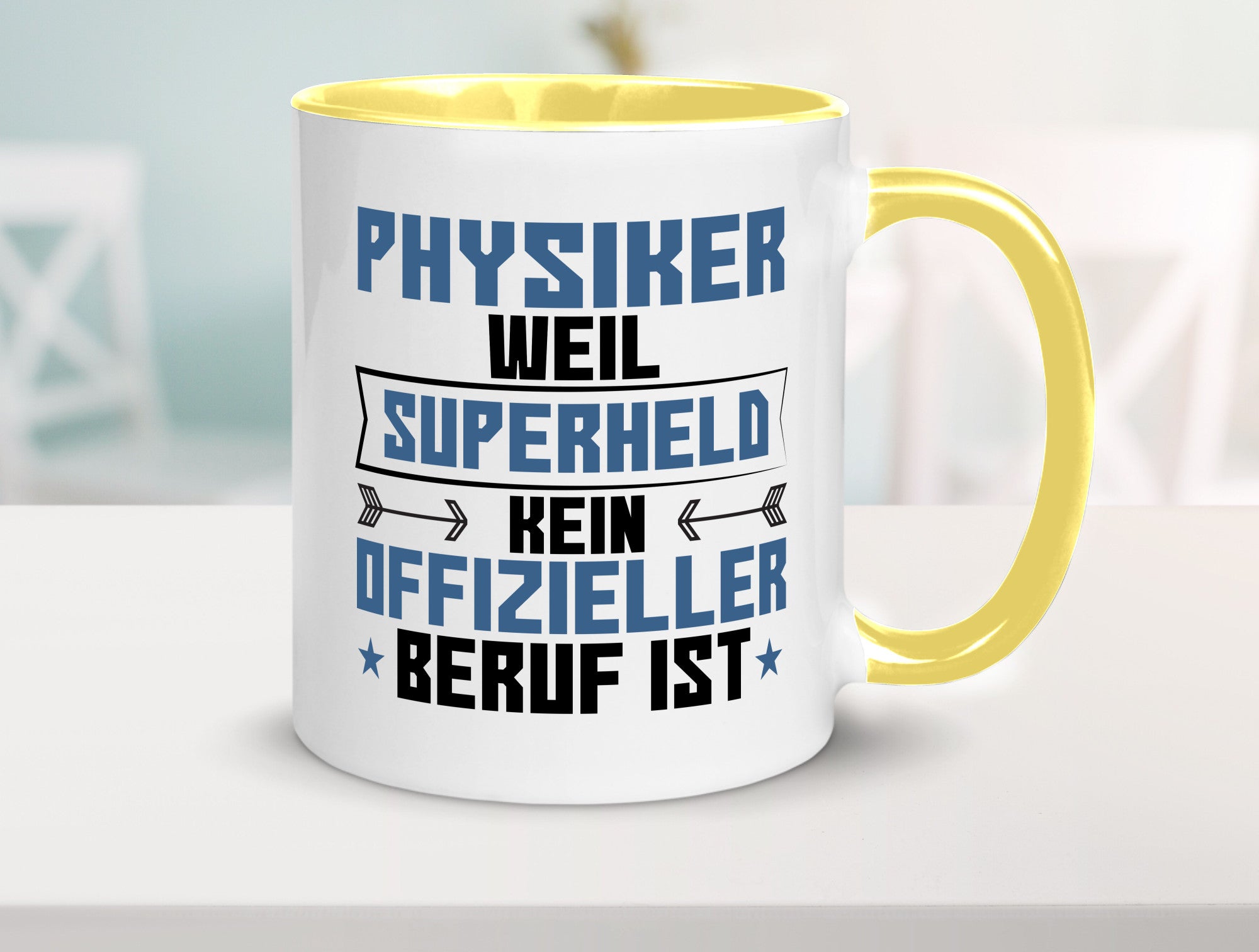 Superheld Physiker | Physik Geschenk Humor Geschenkidee lustiger Spruch Tasse